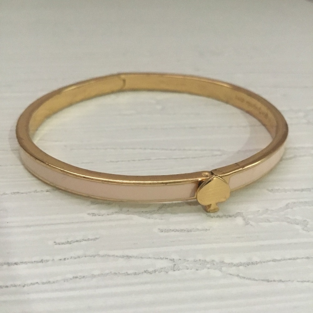 ✨Kate Spade Classic Baby Pink Logo Bangle